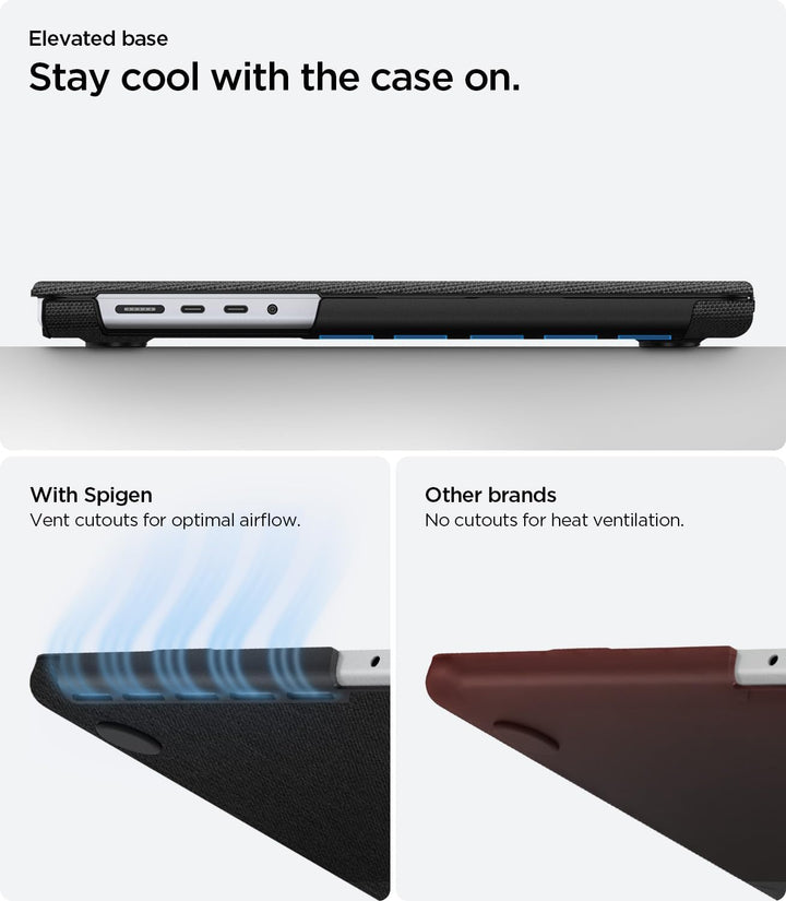 Spigen Urban Fit Hülle MacBook Pro 14" Zoll Case Kompatibel mit M4 / M4 Pro / M4 Max (2024), M3 / M3