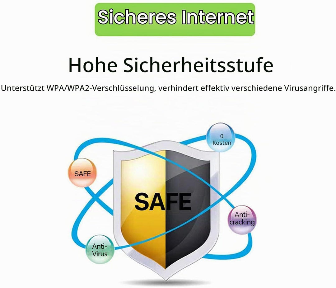 Elprico 5G LTE Mobile Hotspot, Tragbarer WiFi -Hotspot für Reisen, 10 Verbundene Geräte, Unterstützt