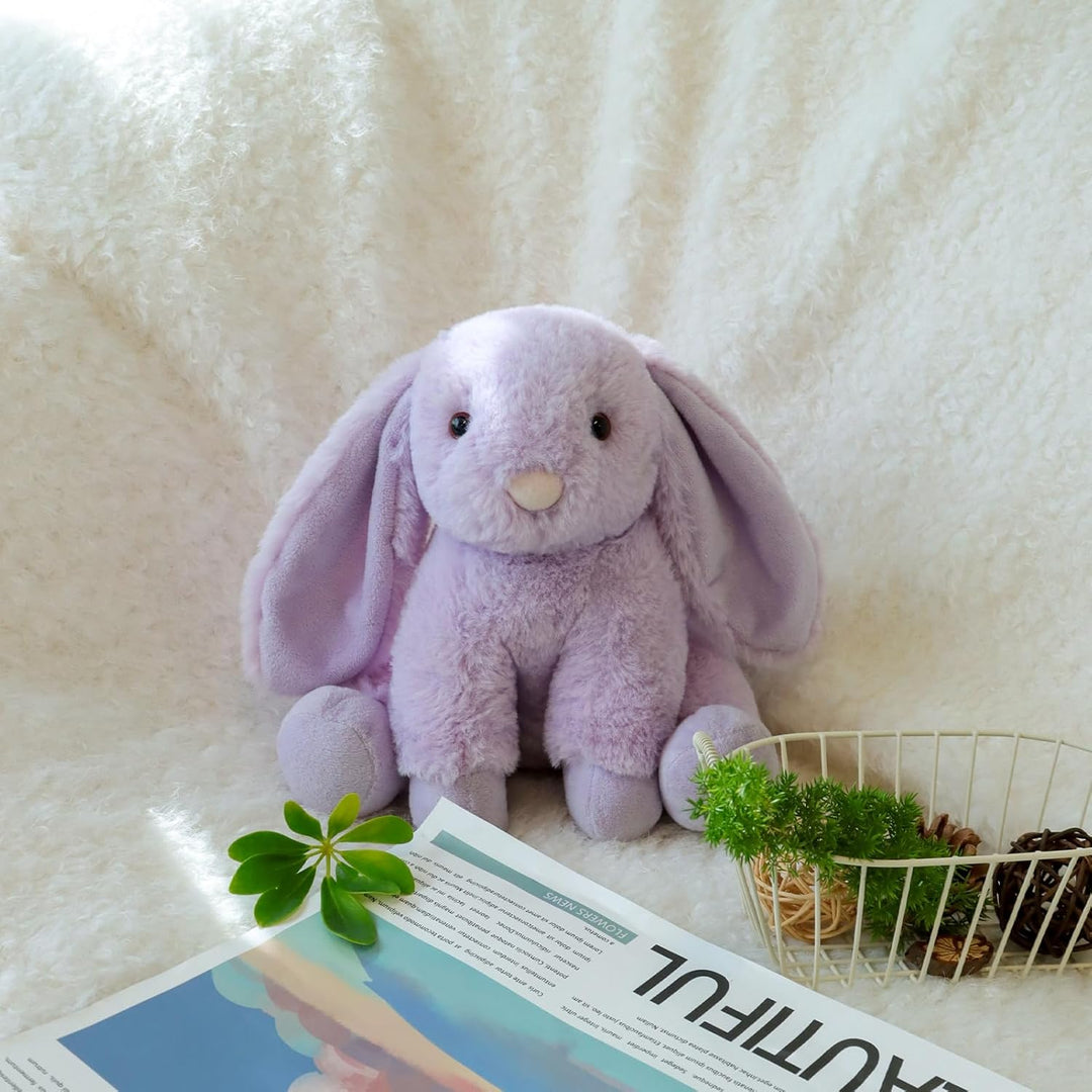 Apricot Lamb – Kuscheltier violett Hase 20 cm – Plüsch Spielzeug Flauschiger Stofftier zum Spielen,