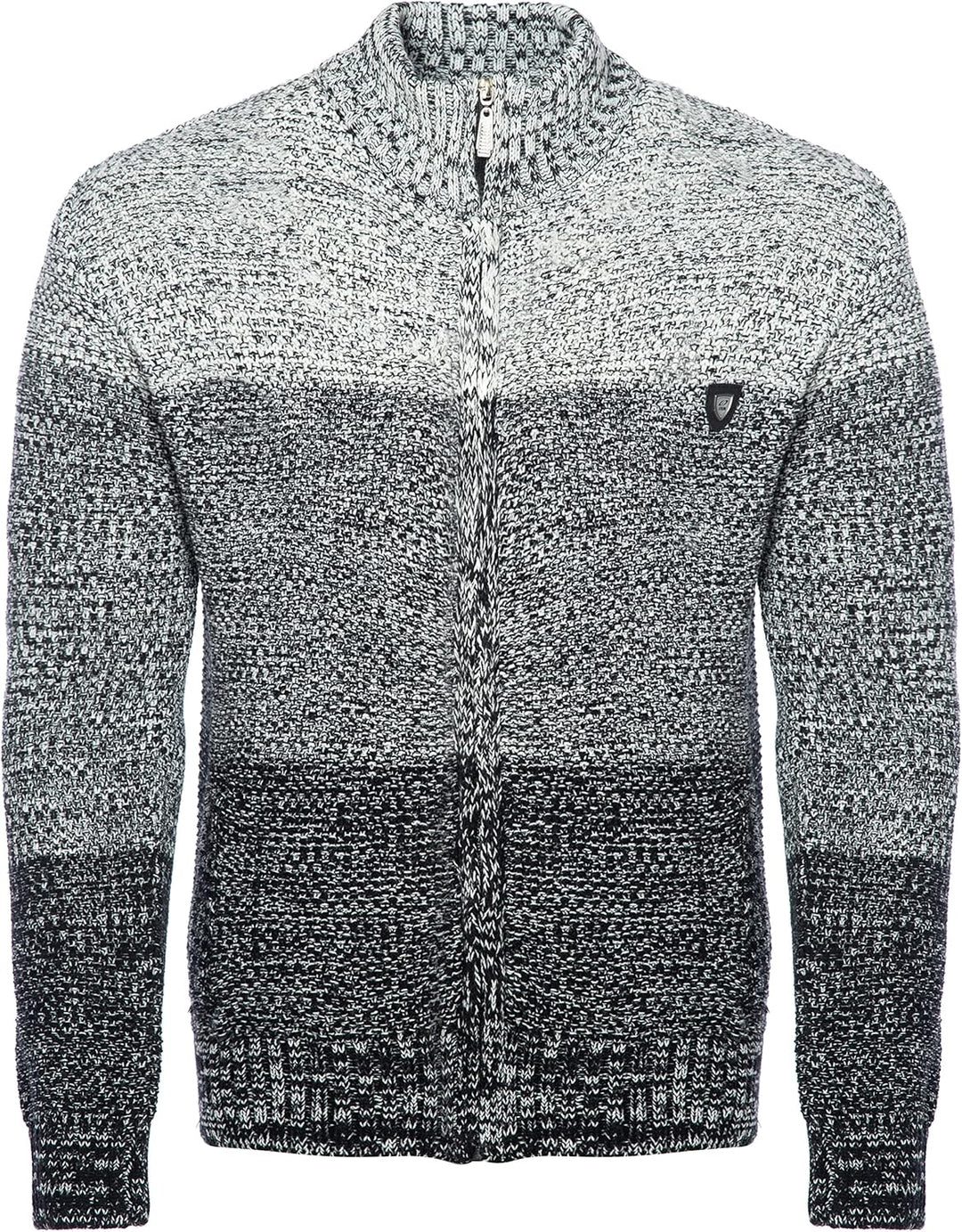 Carisma Herren Strickjacke für Winter und Übergang ? Angenehme Männer Freizeit-Jacke mit Farbverlauf