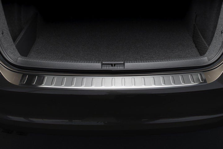 Edelstahl Heckstossstangenschutz Seat Alhambra II / kompatibel mit Volkswagen Sharan II 2010- 'Ribs'