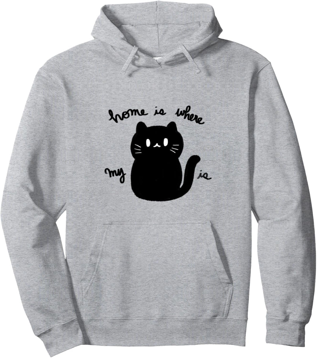 Cute Kawaii Little Kitty Cat Pet Graphic Pullover Hoodie