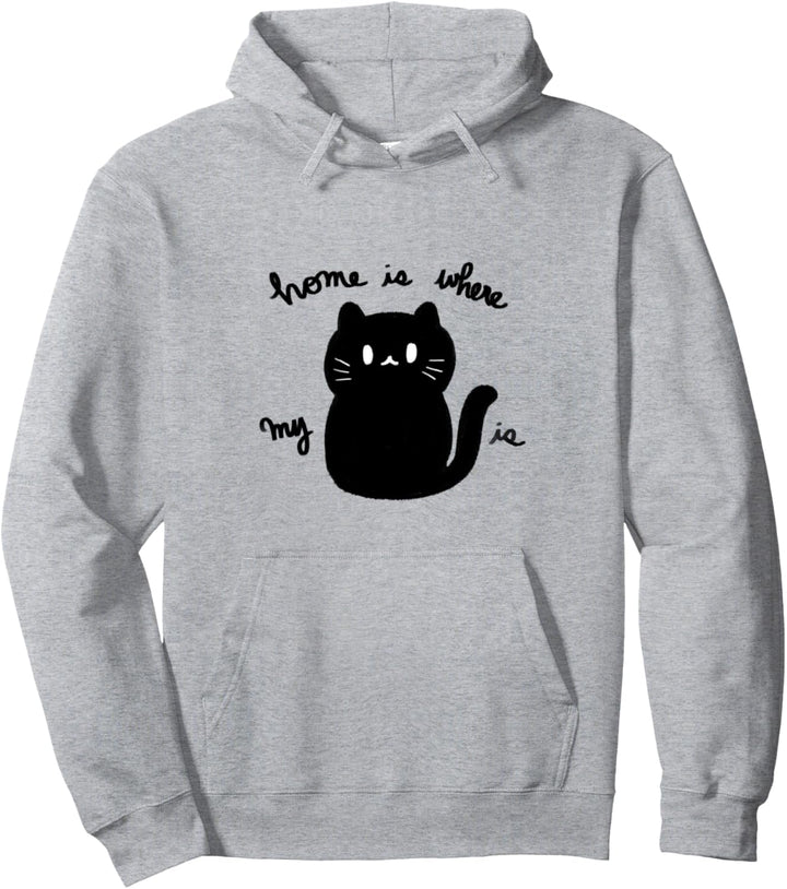 Cute Kawaii Little Kitty Cat Pet Graphic Pullover Hoodie