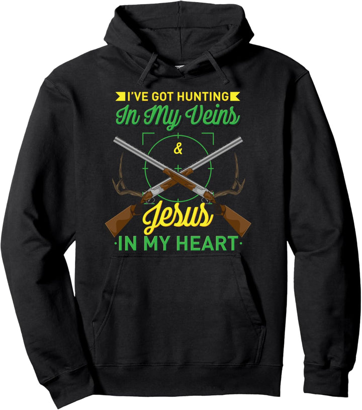 Die Jagd in den Adern - Jesus in meinem Herzen Pullover Hoodie
