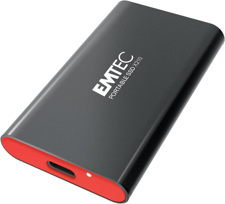 Emtec Externe SSD-Festplatte X210 Elite 512 GB – abwärtskompatibel mit USB 3.2 Gen1 und 2.0 – 3D NAN