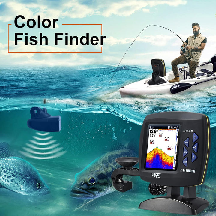 Fischfinder Kabelgebundener Sensor 45 Grad Unterwasser-Angelkamera Tragbarer LCD-Fischsucher Wasserd