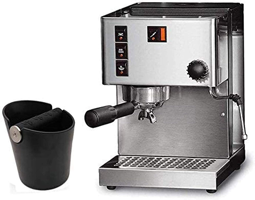Abklopfbehälter für Siebträger Espresso Abklopfbehälter Kaffeesatz Abschlagbox Knock Box Stossdämpfe