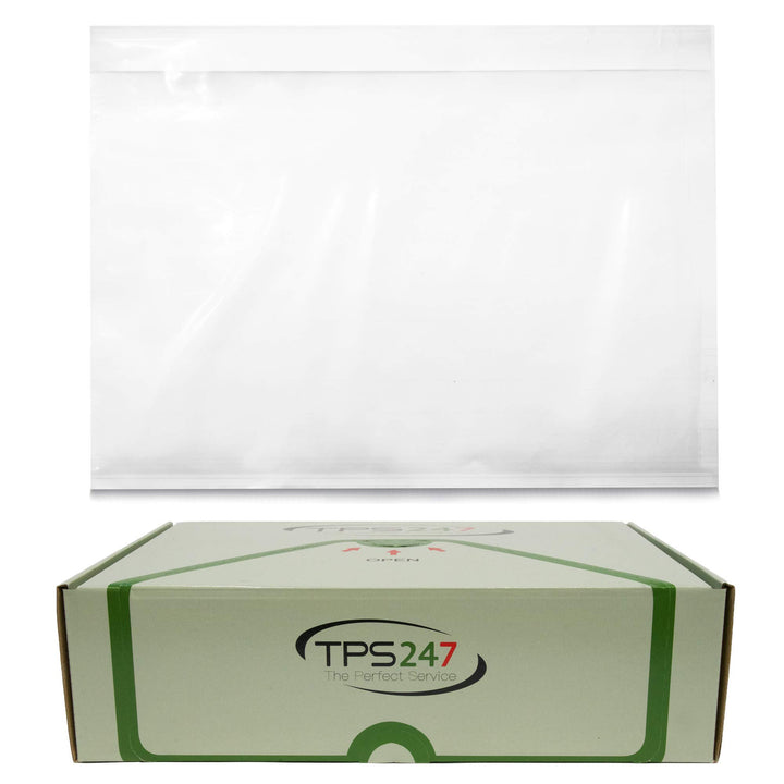 TPS247 Lieferscheintaschen - Dokumenttaschen DIN C5 für A5 transparent selbstklebend (2000), 2000