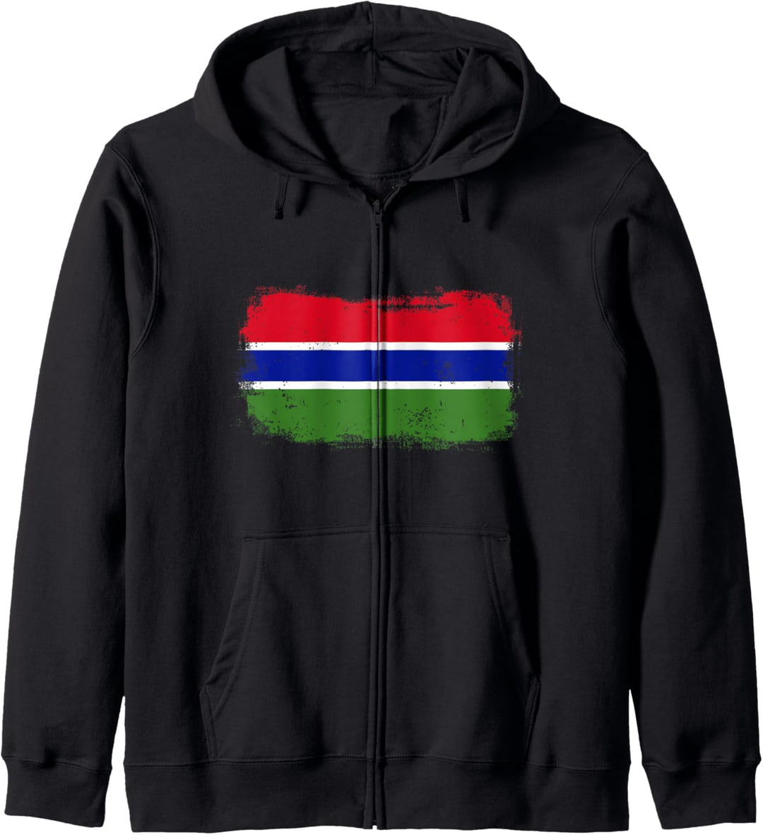 Gambia Gambische Nationalflagge Kapuzenjacke