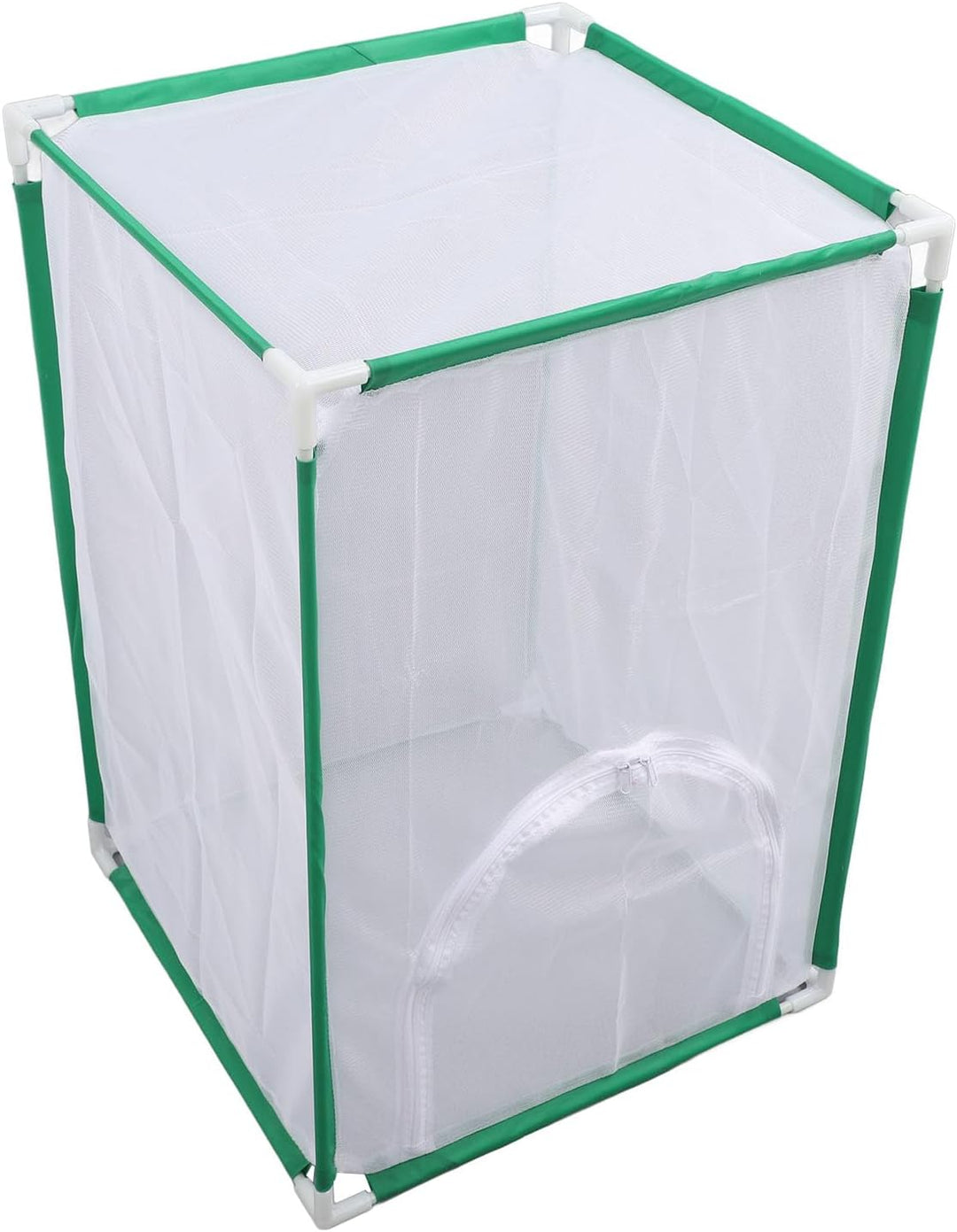 Gitterkäfig, 39,75 x 40 x 60 cm, Schmetterlingskäfig, Rohrbox aus Faserrohr, Pflanzenlandschaft