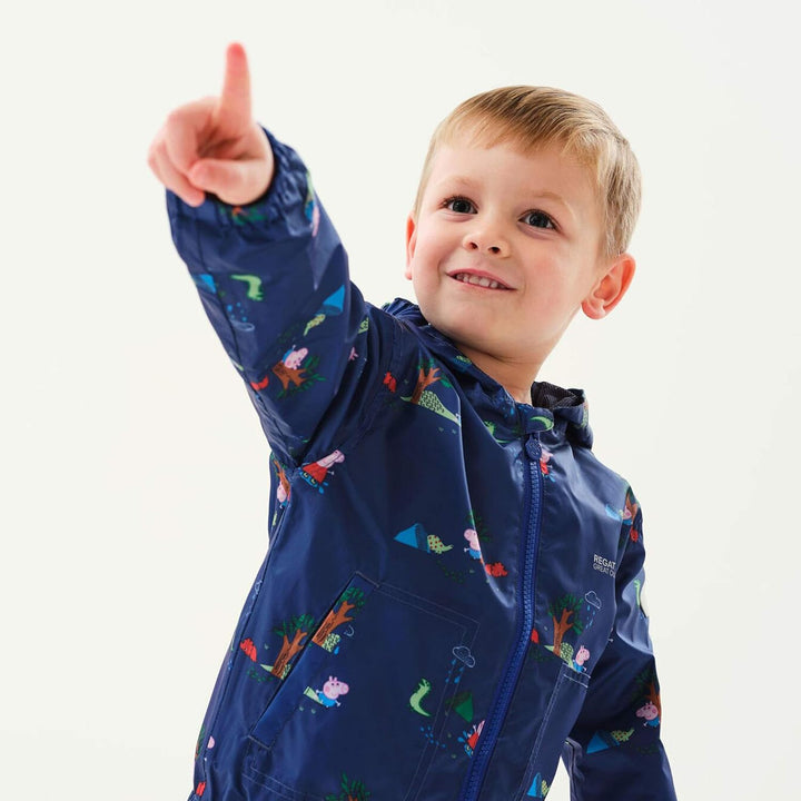 Regatta Unisex Kinder Muddy Puddle Jacket Outdoorjacke 6-12 Monate NewRoyalPeppa, 6-12 Monate NewRoy