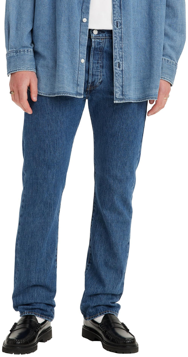Levi's Herren 501 Original Fit Jeans 33W / 32L Stonewash, 33W / 32L Stonewash