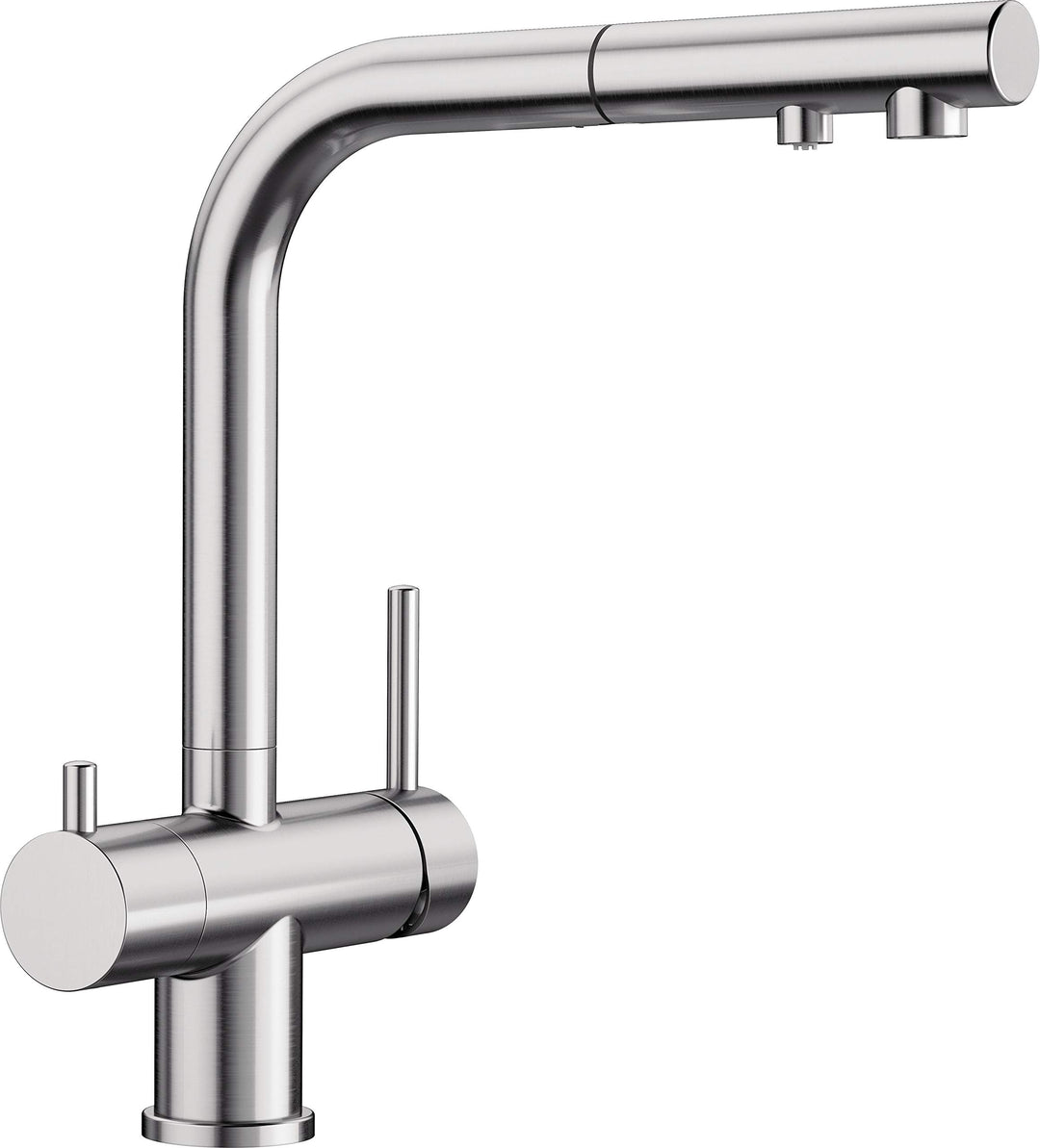 Blanco Fontas S II - Küchenarmatur mit ausziehbarer Brause und Filterfunktion, Anthrazit 525200