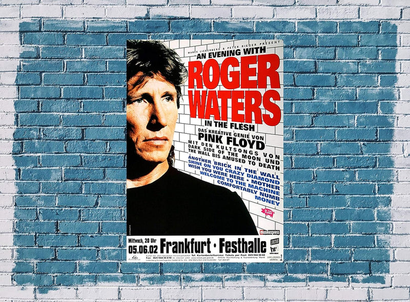 Roger Waters - In The Flash, Frankfurt 2002 » Konzertplakat/Premium Poster | Live Konzert Veranstalt