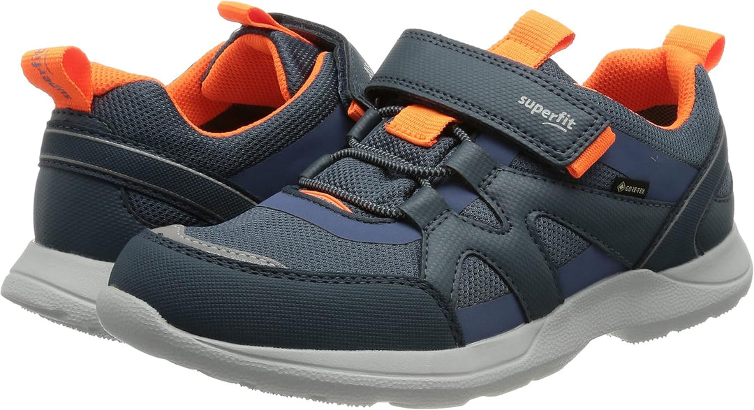 Superfit Jungen Rush Gore-tex Lauflernschuhe 23 EU Blau Orange 8000, 23 EU Blau Orange 8000