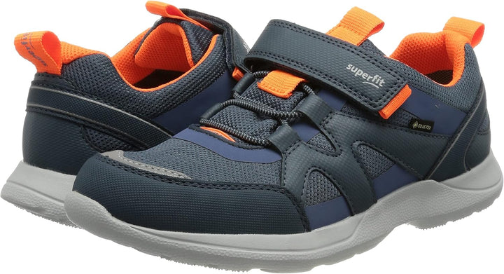 Superfit Jungen Rush Gore-tex Lauflernschuhe 23 EU Blau Orange 8000, 23 EU Blau Orange 8000