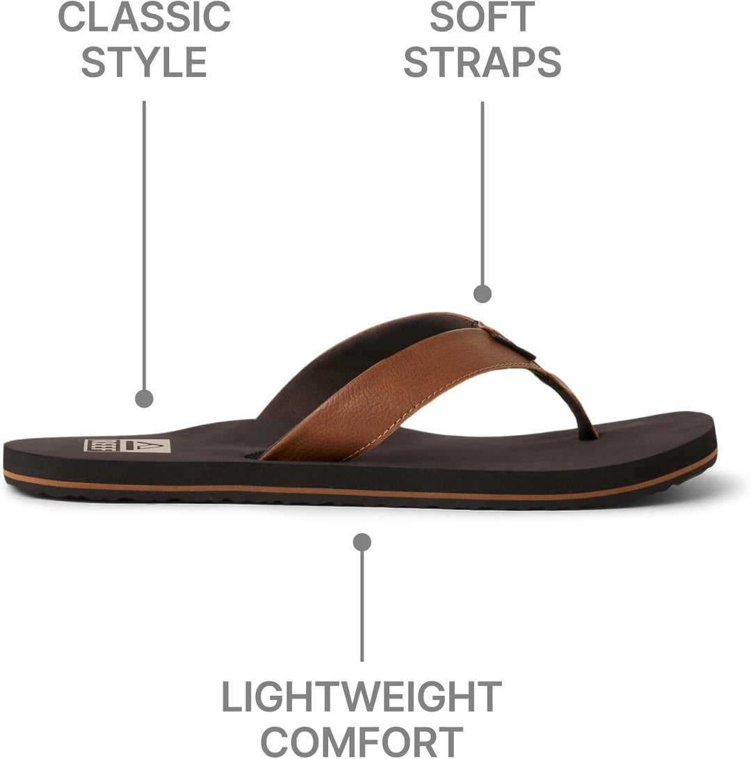 Reef Herren Twinpin Sandalen 39 EU Braun, 39 EU Braun