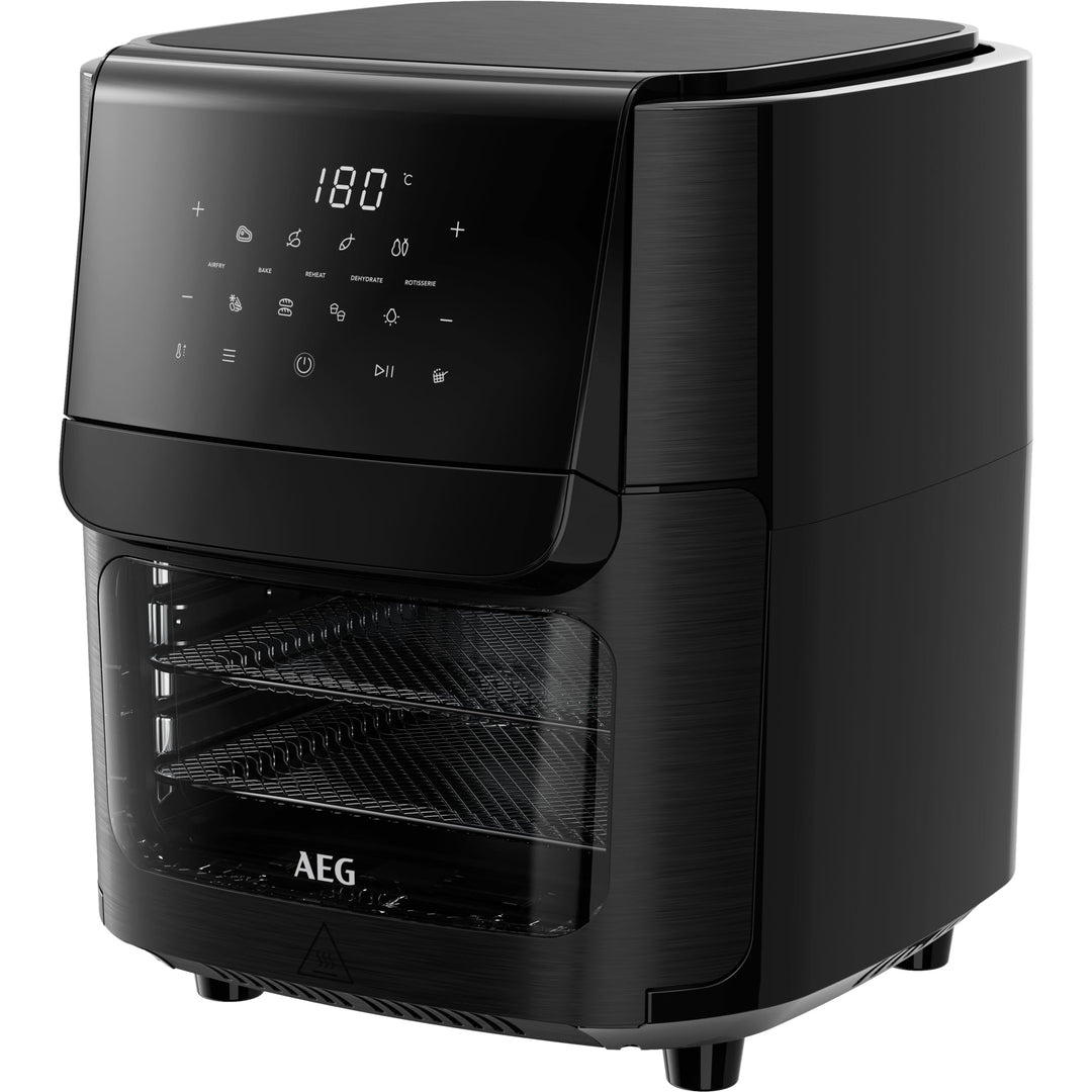 AEG Heissluftfritteuse XXL AAF12B 8000 - Multi-Combo, 12L Fassungsvermögen, 5 Kochmodi, LED-Display,