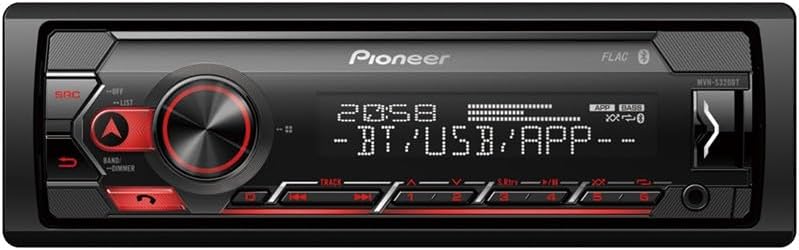 PIONEER MVH-S320BT Automagnetola schwarz,rot Bluetooth Single, schwarz,rot Bluetooth Single