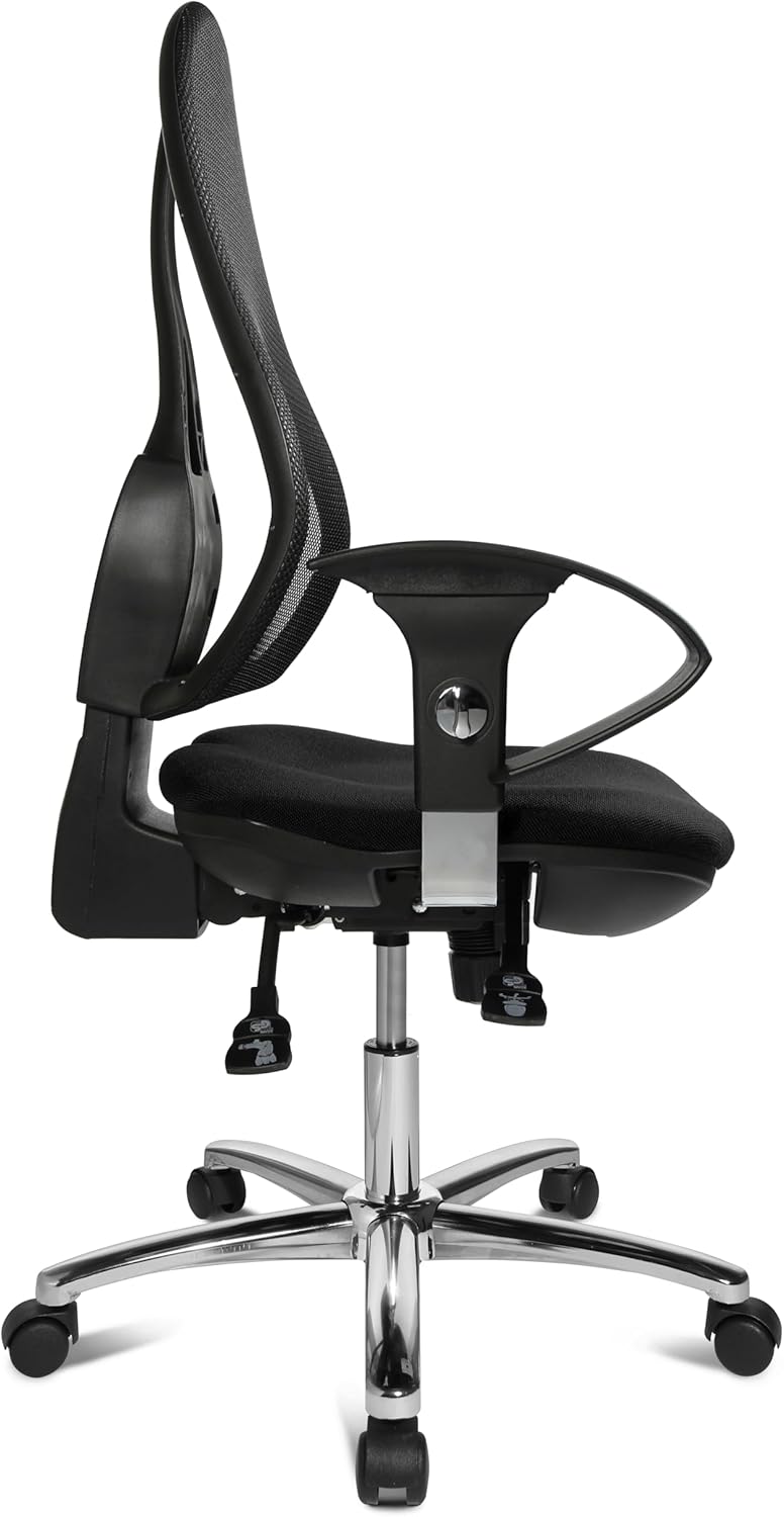 TOPSTAR Open Point SY Deluxe, ergonomischer Syncro-Bandscheiben-Drehstuhl, Bürostuhl, Schreibtischst