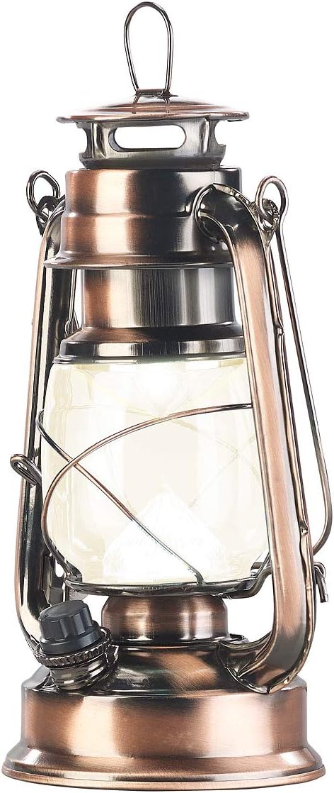 Lunartec LED Akkuleuchte: Ultra helle LED-Sturmlampe mit Akku, 200 Lm, 3W, warmweiss, bronze (Latern