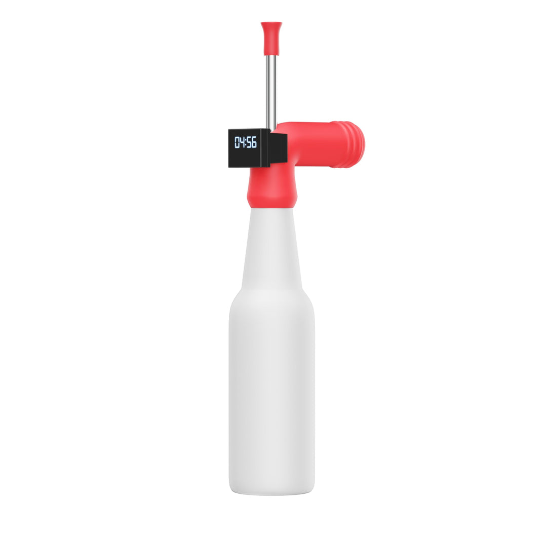 Bier Schnorchel – Bier Bong mit Timer | Lustiges Party Gadget & Trinkspiel für Erwachsene | Festival