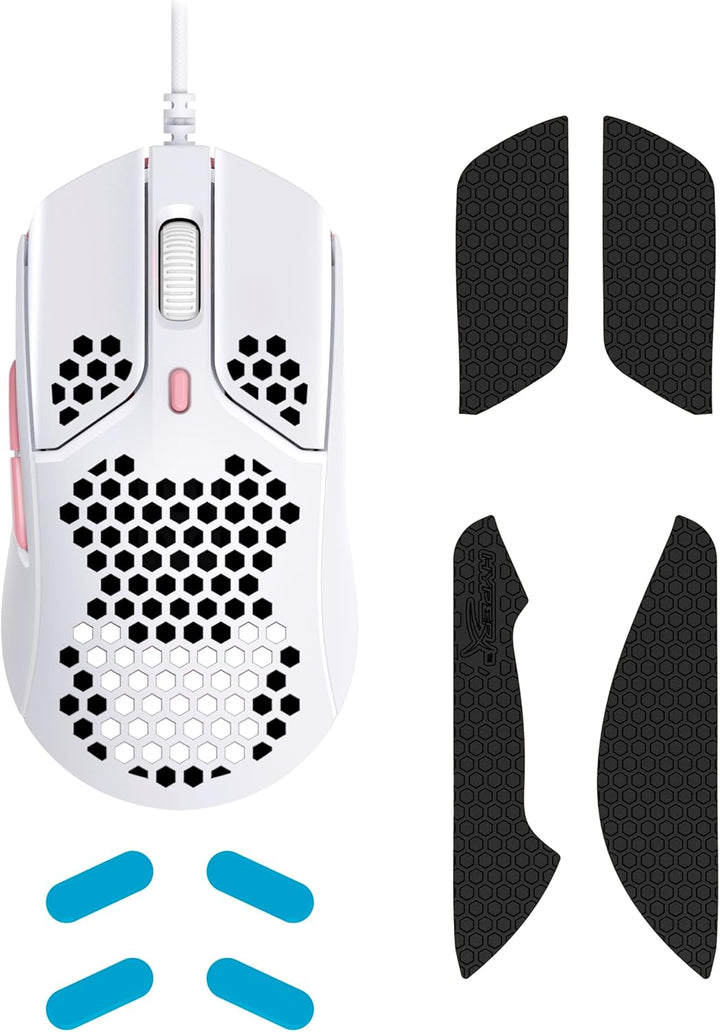 HyperX Pulsefire Haste Gaming-Maus – Ultraleicht, 59g, Wabenschale, Hex-Design, Hyperflex-Kabel, bis