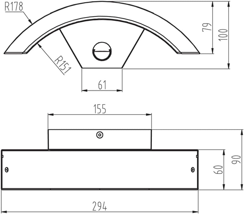 Trio Leuchten LED Aussen Wandleuchte Ohio 220969142, Aluminiumguss Anthrazit, 6 Watt LED, IP54, Bewe