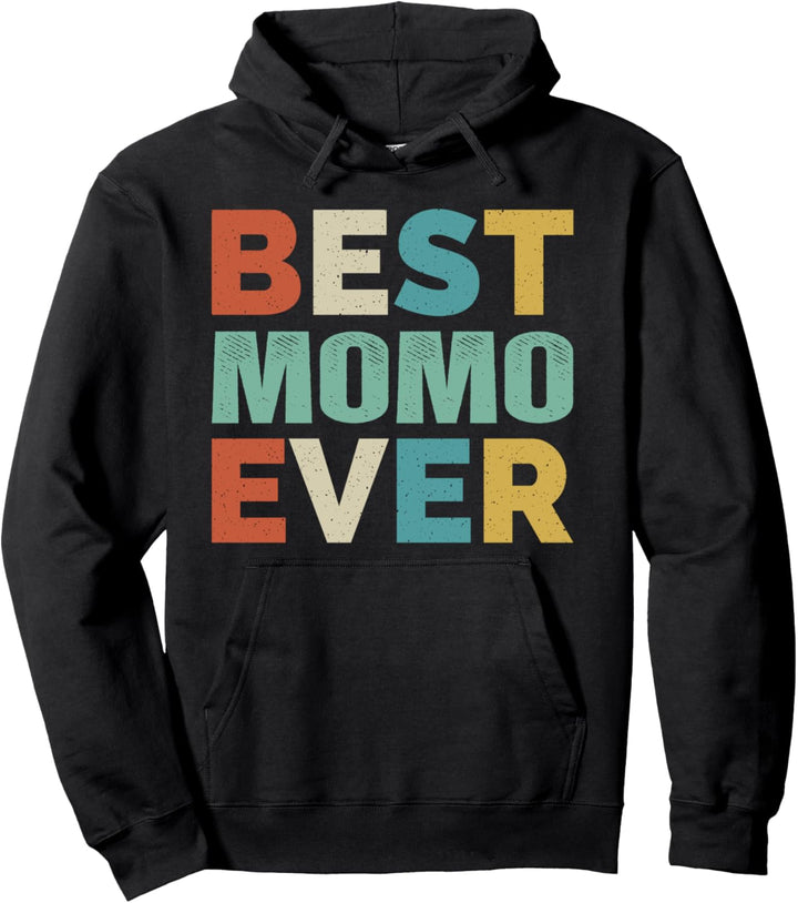 Retro-Stil Geschenke für Momo Vintage Funny Best Momo Ever Pullover Hoodie