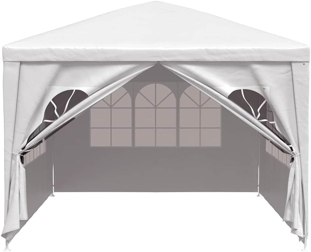 vidaXL Gartenzelt 3x12m Partyzelt Pavillon Festzelt Gartenpavillon Weiss/Blau 3 x 4 m Weiss, 3 x 4 m
