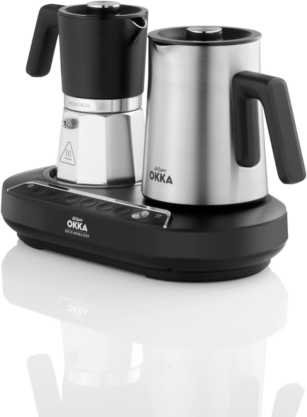 Arzum Okka Rich Moka Pot Kafeemaschine Espressokocher Mokkakanne Türkischer Kaffeekocher
