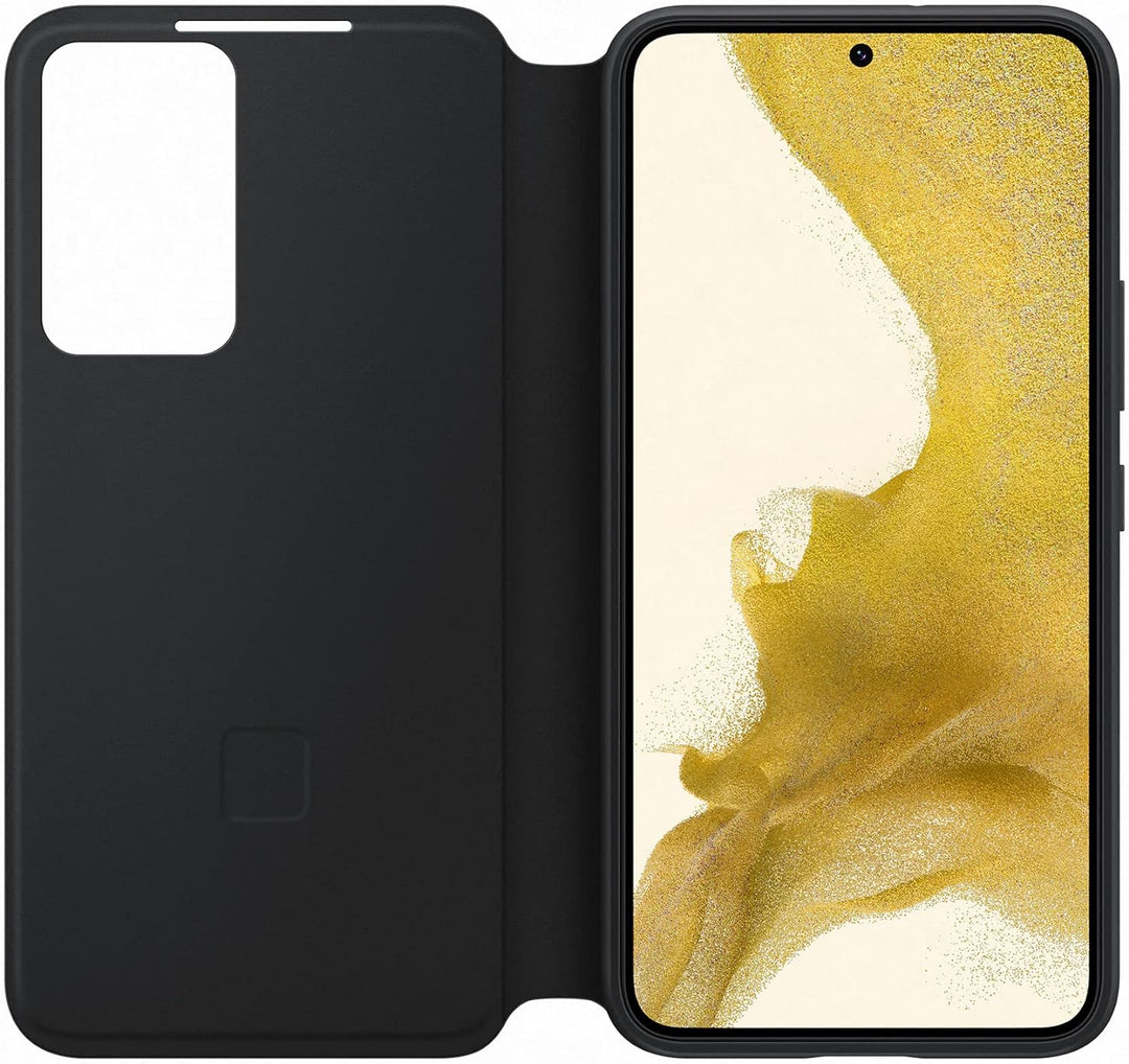 Samsung Clear View Smartphone Cover EF-ZS901 für Galaxy S22, Flip Cover, Handy-Hülle, extra-dünn, st