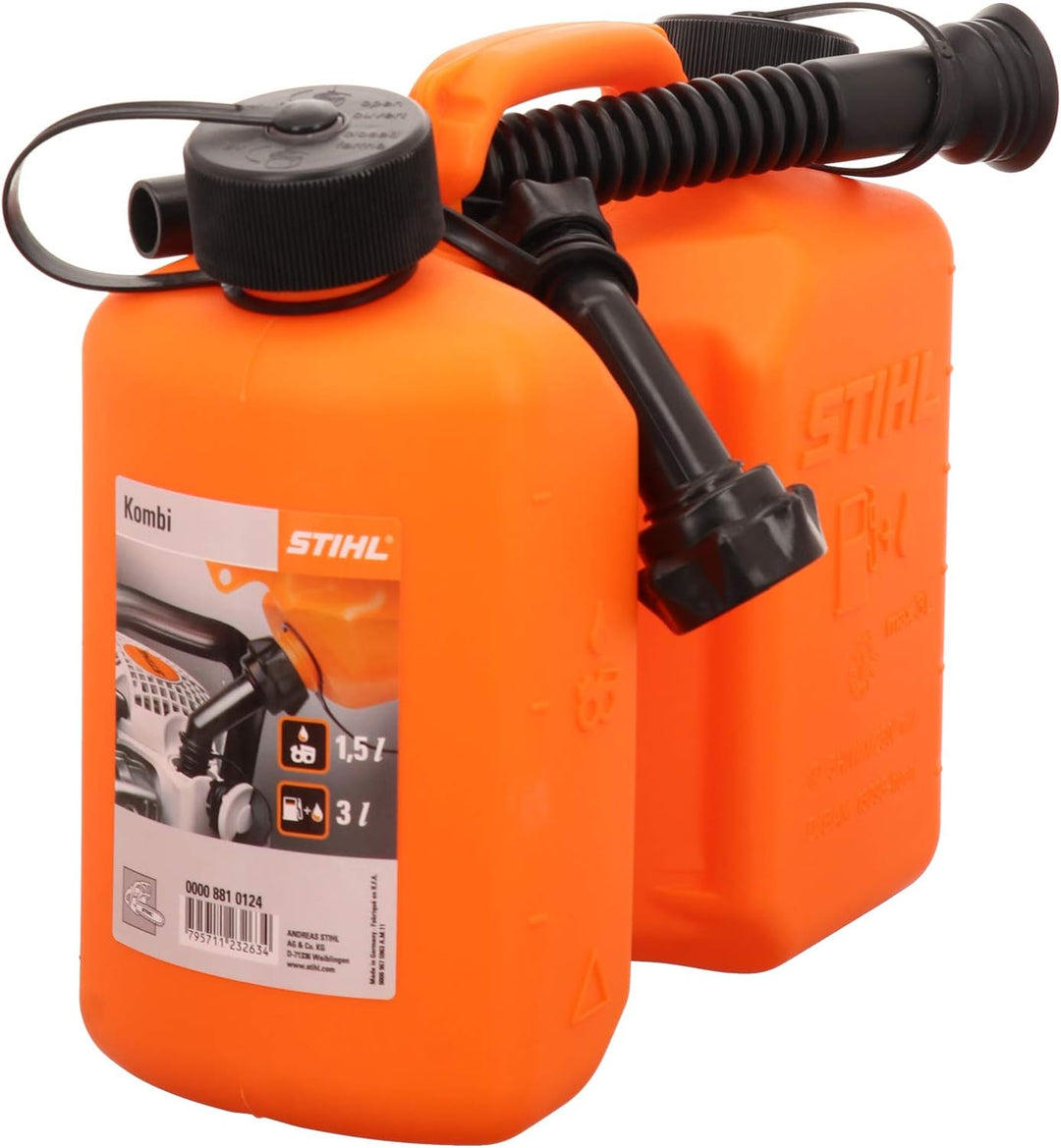 Stihl Kombi Kanister orange, Standard 3 und 1,5 Liter