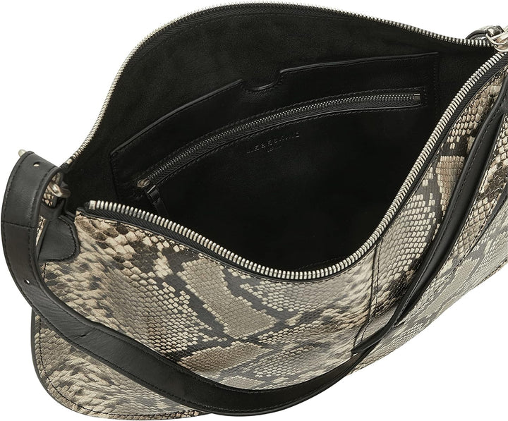 Liebeskind Berlin NAOMI MONTREAL SNAKE HOBO Schultertasche, Medium (HxBxT 34.5cm x 43cm x 0.5cm)