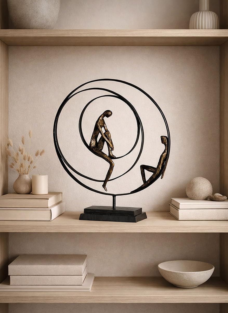 Casablanca Deko Skulptur 'Patience', 34 x 41 cm, Bronze