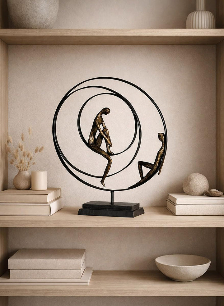 Casablanca Deko Skulptur 'Patience', 34 x 41 cm, Bronze