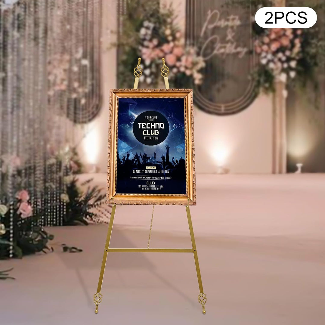 MINRS 2 Stück Künstler Staffelei Stand, Verstellbares Stativ Tisch Kunst Leinwand Malerei Display St