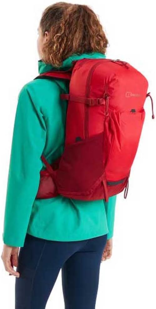 Berghaus Unisex Remote Hike 26 Rucksack, Goji-Beere/rote Dahlie, 25 l