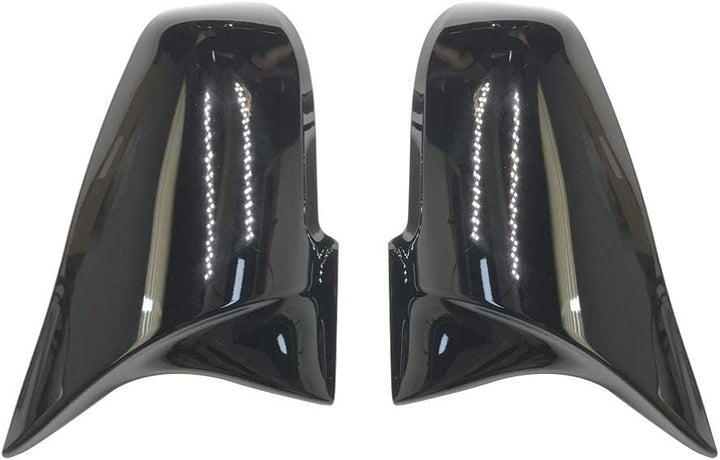 KYYET Spiegel Startseite Kappen für F20 F21 F87 M2 F23 F30 F36 X1 E84 schwarz glänzend M Style Gloss