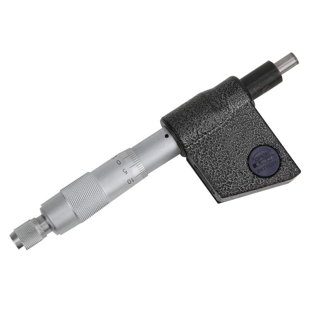 Digitales Mikrometer 0-25mm, Elektronisches Messgerät, Hartmetall-Messfläche, Präzise Aussenmessung