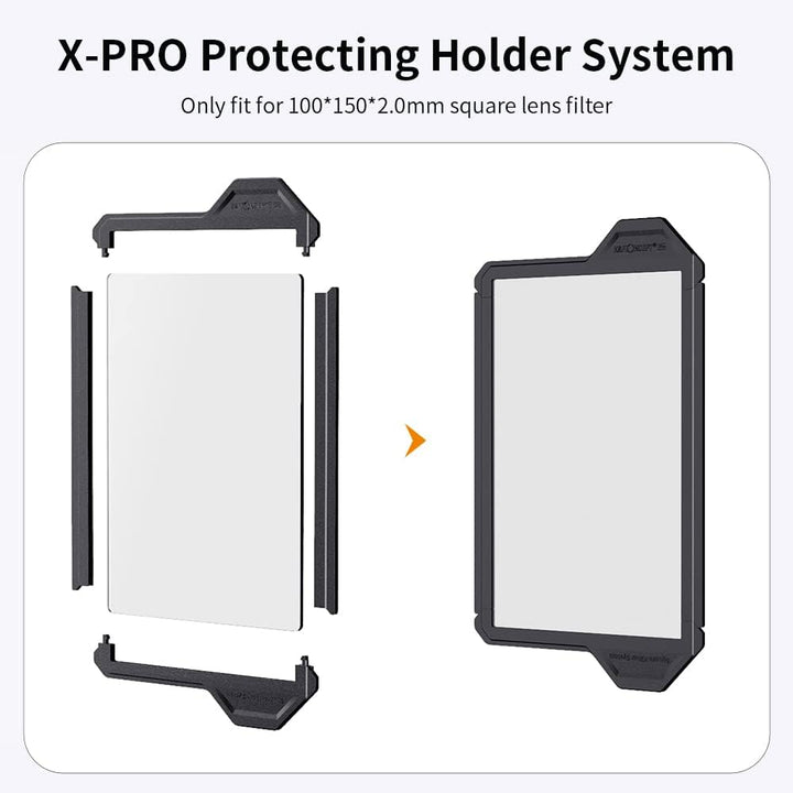 K&F Concept Nano X-PRO Filterschutzrahmen Filterzubehör für 100 * 150mm Rechteckfilter(2 Stück) 100x