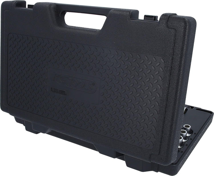 KS Tools 911.1595 1/2 Zoll 12-Kant Steckschlüssel-Satz | inklusive Umschaltknarre, 45-Zahn | matt sa