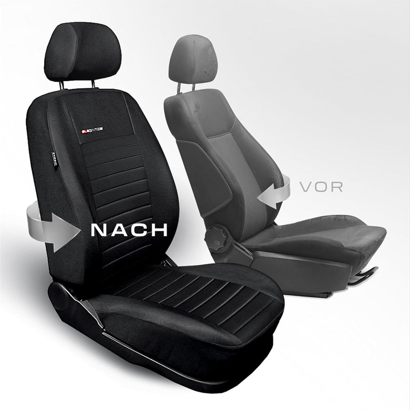 MOTOS Universal-Sitzbezüge Auto für SEAT Toledo Perfekt angepasste Auto sitzbezüge mit aktivem Airba