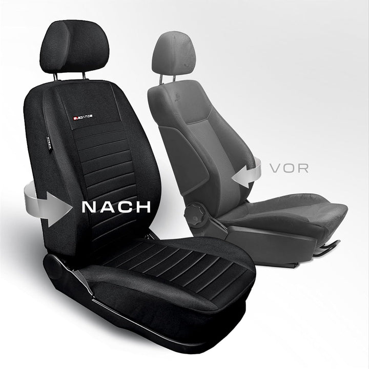 MOTOS Universal-Sitzbezüge Auto für OPEL Astra Autositzbezüge mit aktivem Airbag-System, dreilagigem