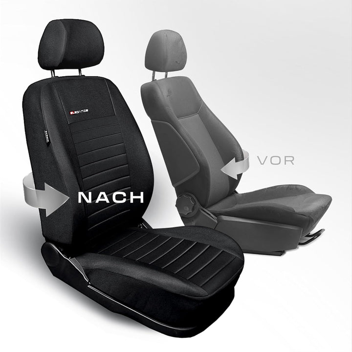 MOTOS Universal-Sitzbezüge Auto für OPEL Vectra Autositzbezüge mit aktivem Airbag-System, dreilagige