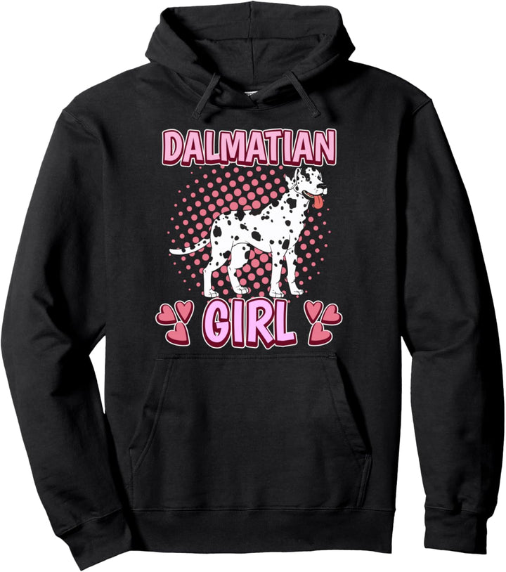 Damen Dalmatian Girl Mädchen Dalmatiner Pullover Hoodie
