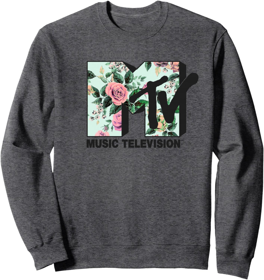 MTV Bunte Blumen Logo V1 Sweatshirt