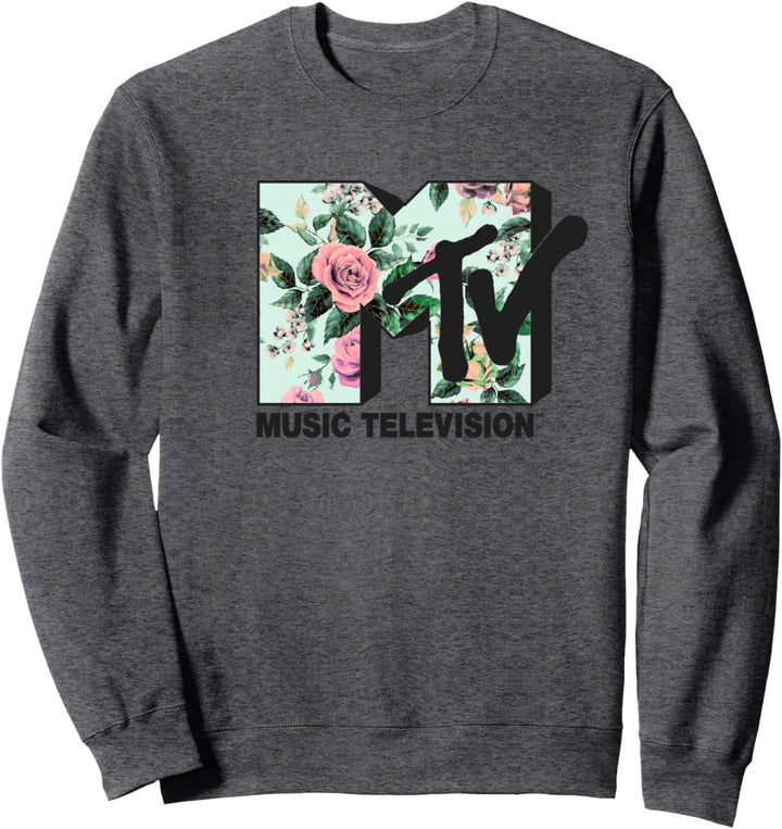 MTV Bunte Blumen Logo V1 Sweatshirt