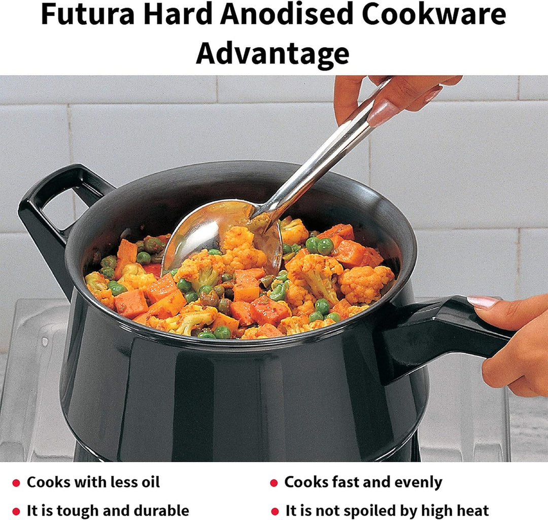 Futura Hard Anodised Handi, 3 Litres