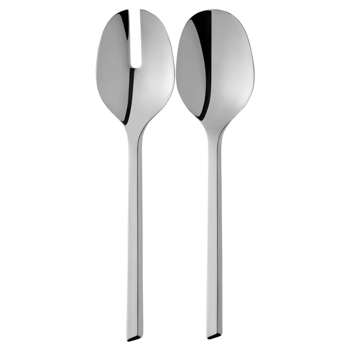 WMF Kineo Salatbesteck Edelstahl 25 cm, Salatgabel, Servierlöffel, Cromargan protect Edelstahl polie